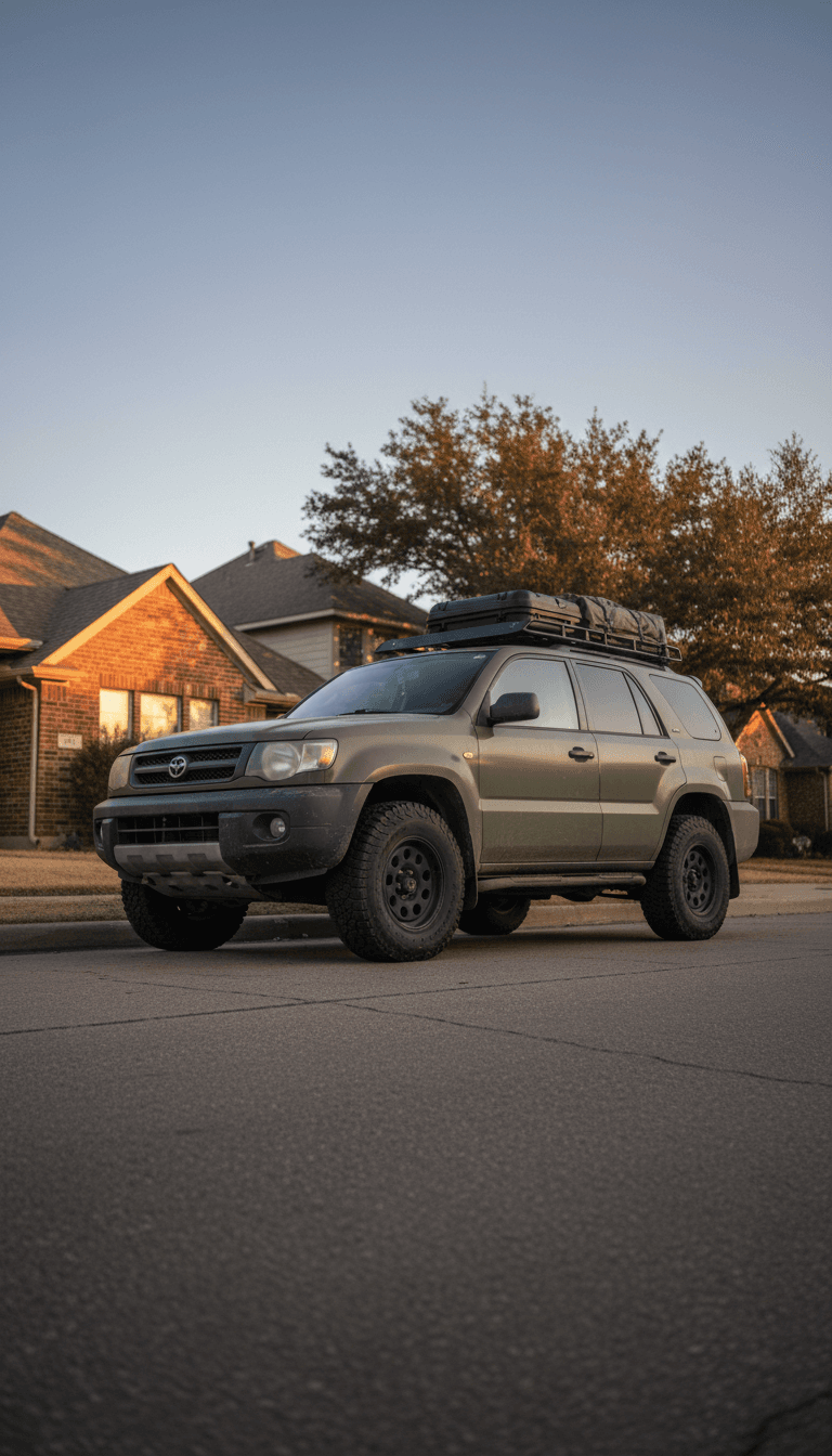 Compact SUV suitable for both rideshare and delivery